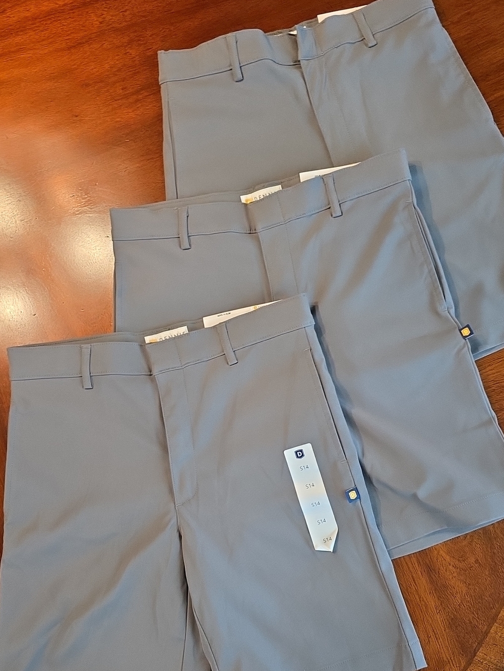 Kids Stretch Performance Shorts in Gray